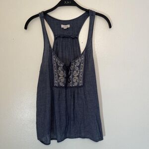 Aerie Navy Tank Top